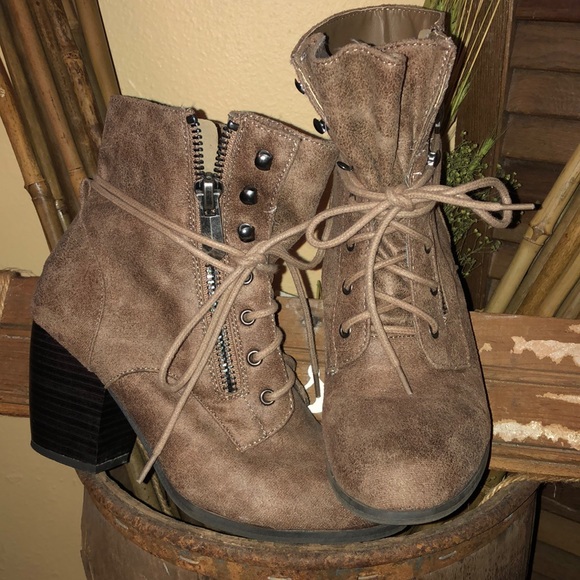 Maurices Shoes - Maurice’s Taupe Booties